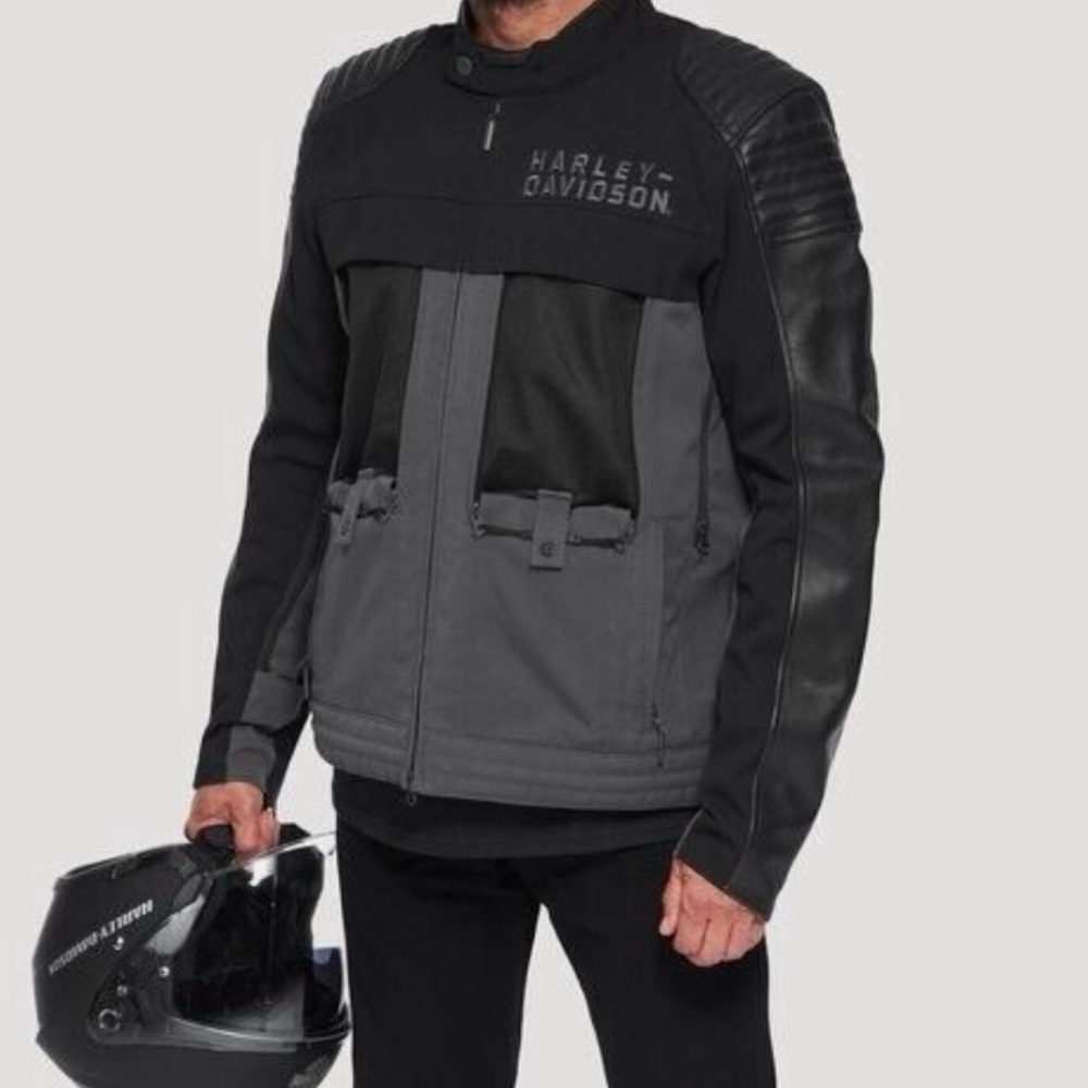 Harley-Davidson Sheridan Switchback Lite Jacket | Mixed Media + Leather | NWT